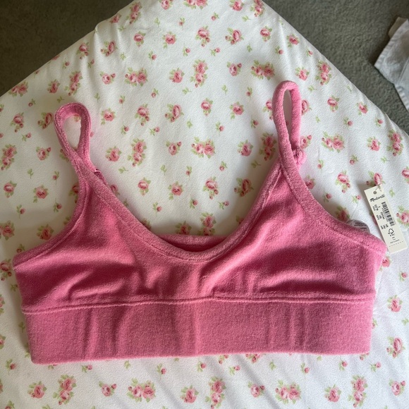 Madewell Towel Terry Scoopneck Bralette - Picture 5 of 5